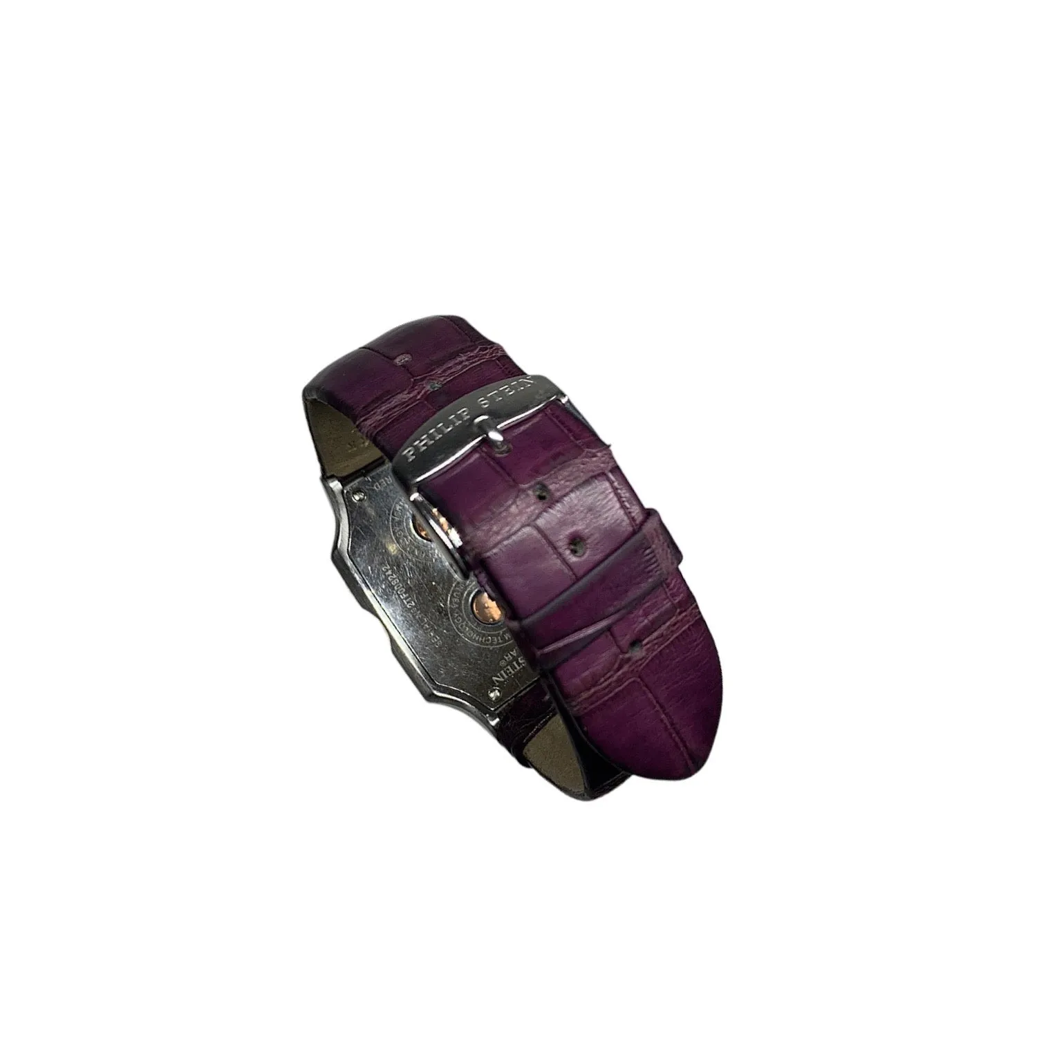 Philip Stein Teslar Dual Time Natural Frequency Women's Watch w Diamonds