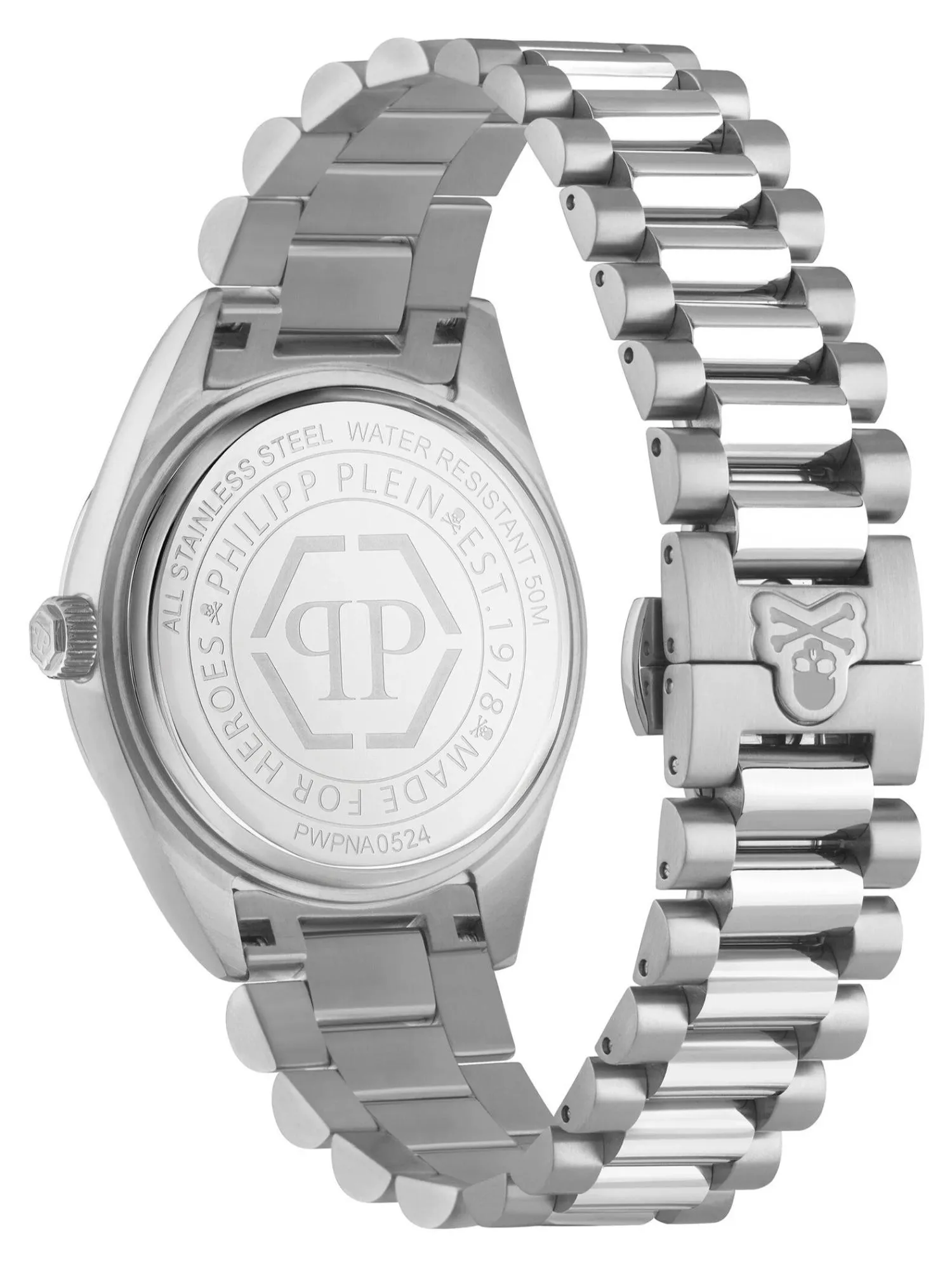 Philipp Plein Men 42 mm Size Blue Dial Analog Watch - PWPNA0524