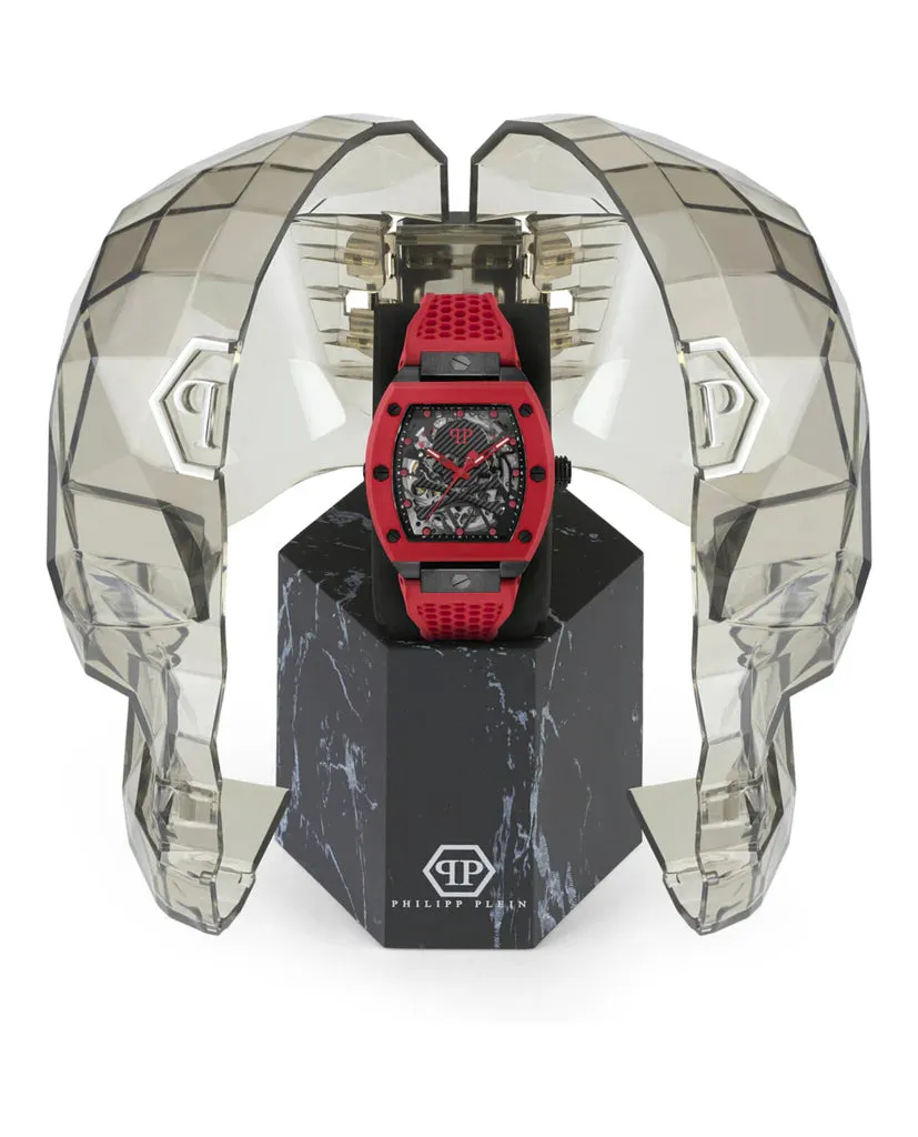 Philipp Plein Red The $keleton Automatic Watch