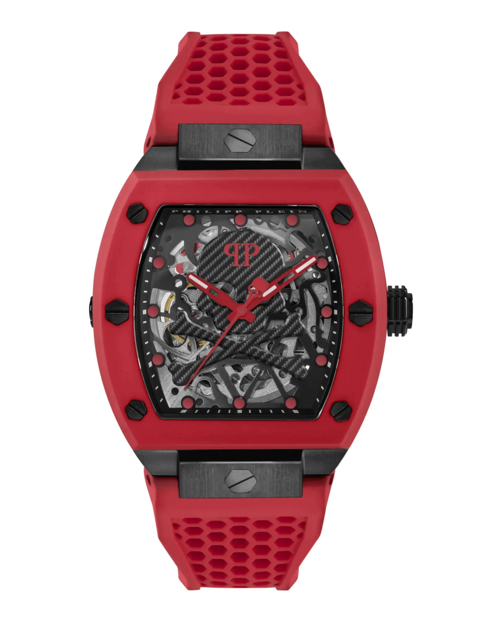 Philipp Plein Red The $keleton Automatic Watch