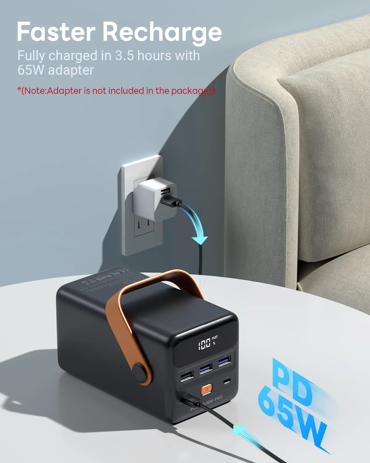 POWERADD PRO 50000mAh USB C Power Bank