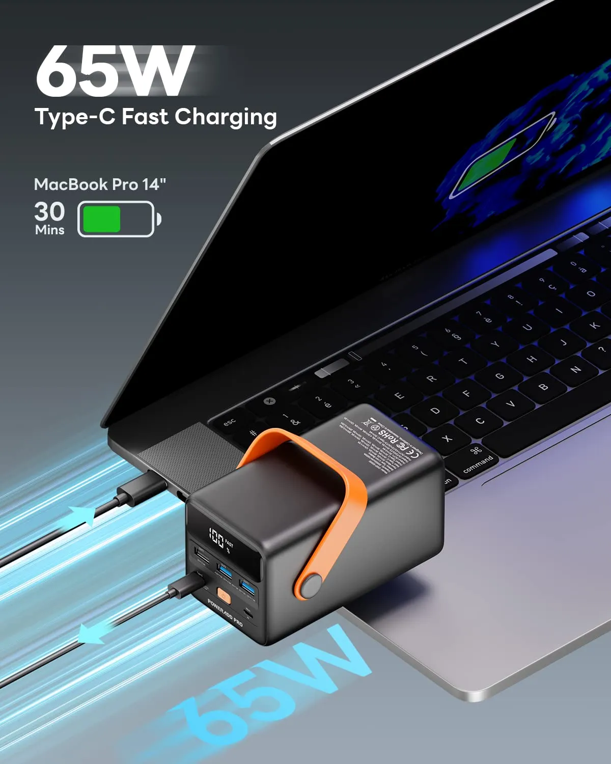 POWERADD PRO 50000mAh USB C Power Bank