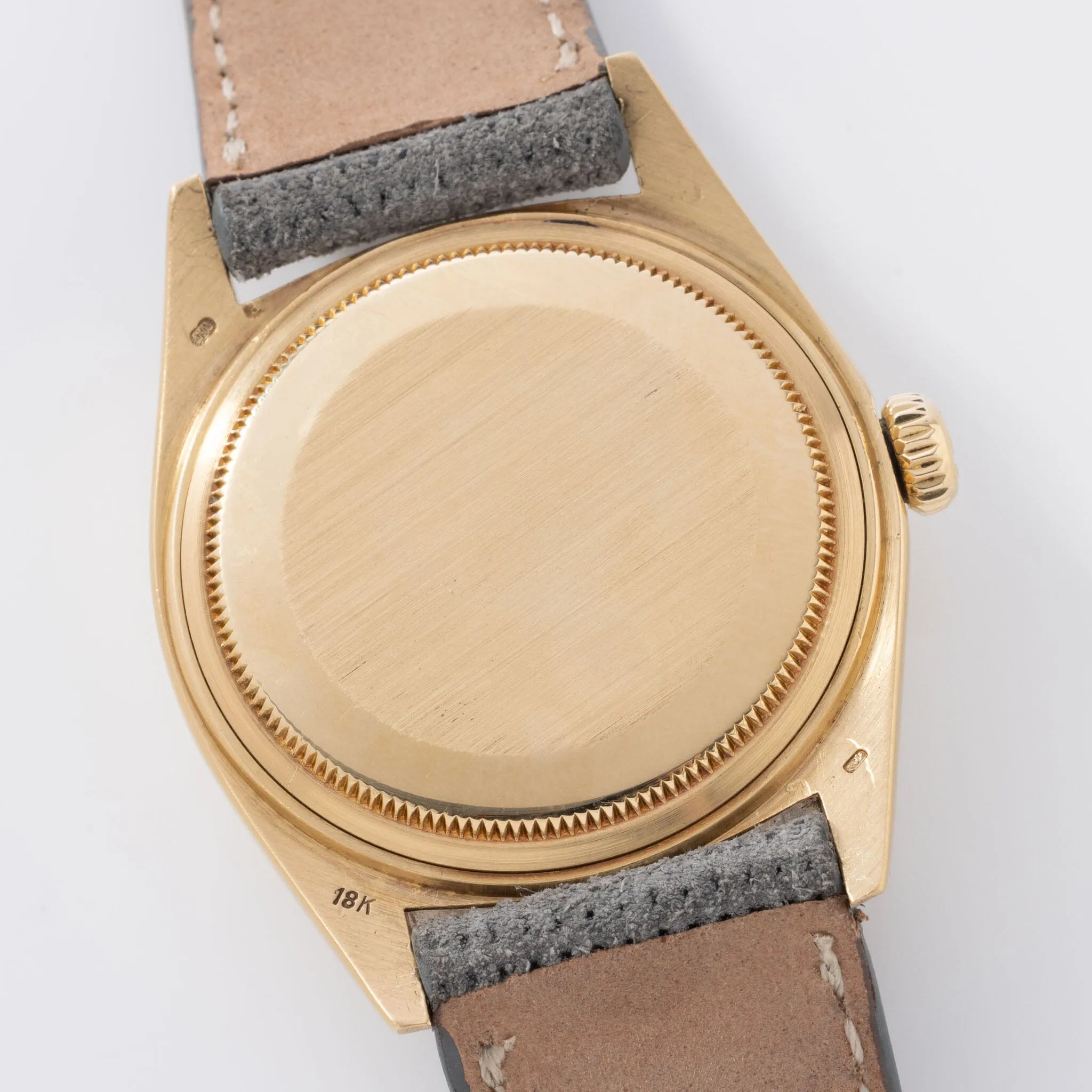 Rolex Datejust 18kt Yellow Gold Silver Dial Ref 1600