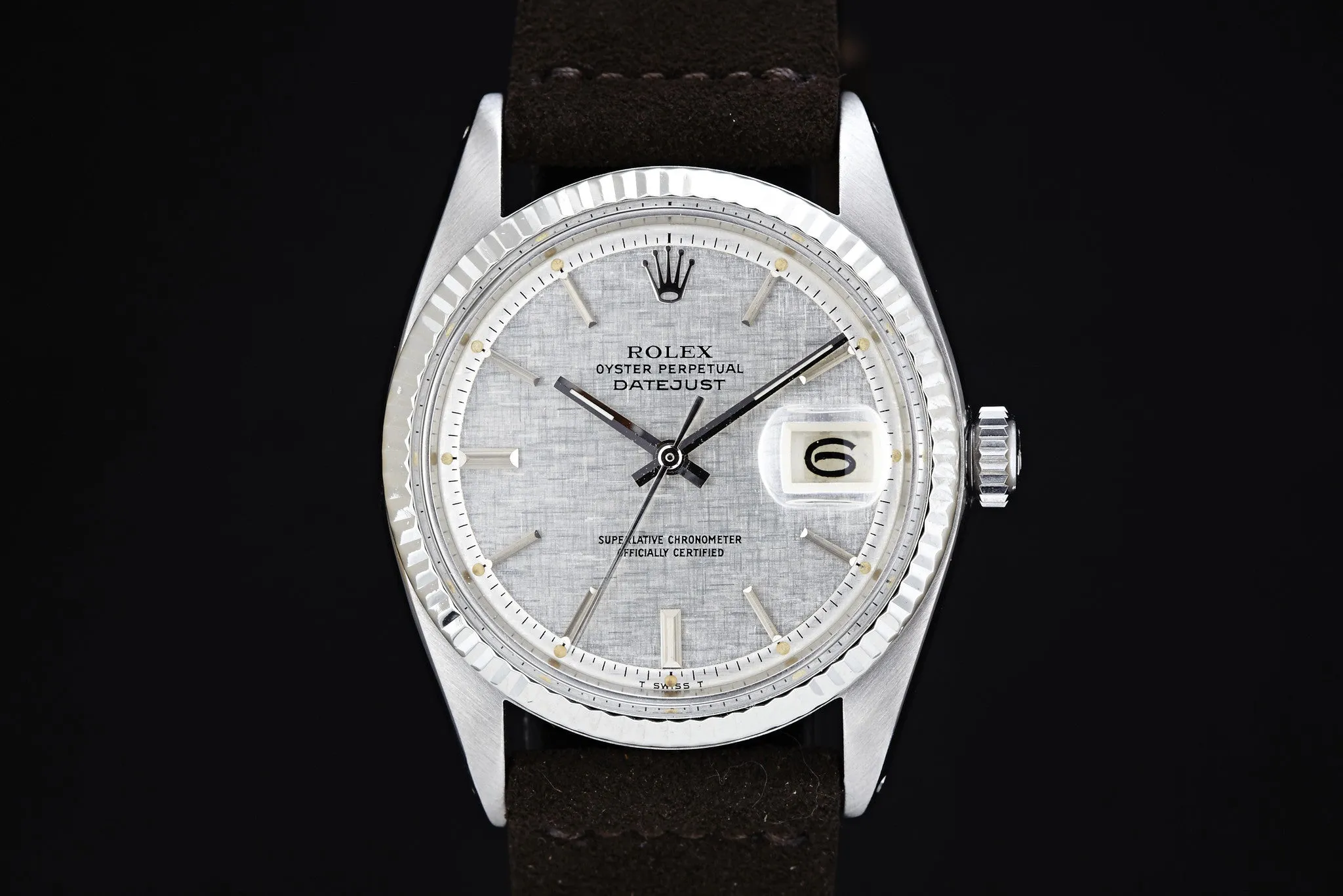 Rolex Datejust Reference 1601 Linen Dial - 1973