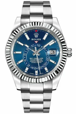 rolex sky-dweller blue dial 42mm