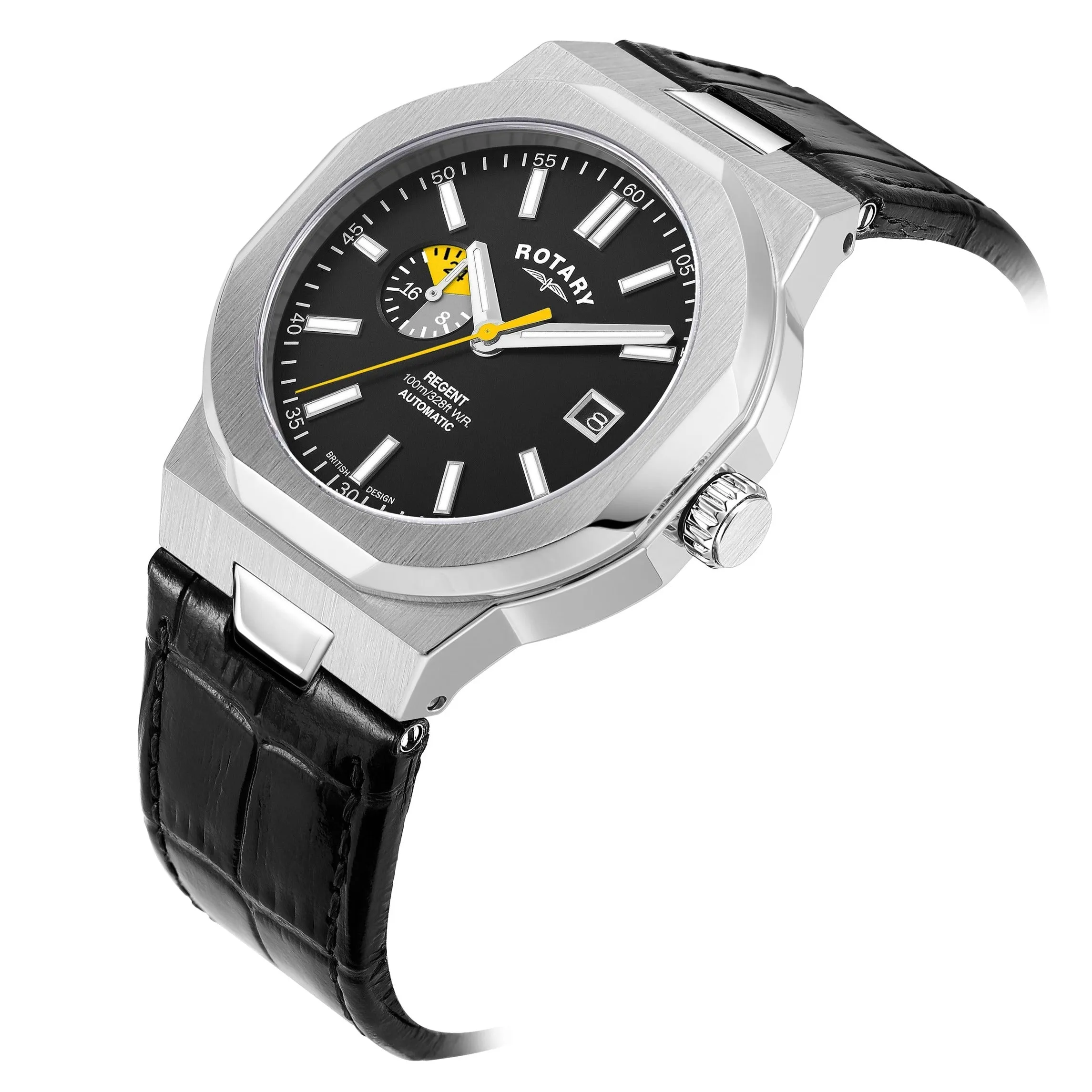 Rotary Regent Men's Black Watch GS05455/04