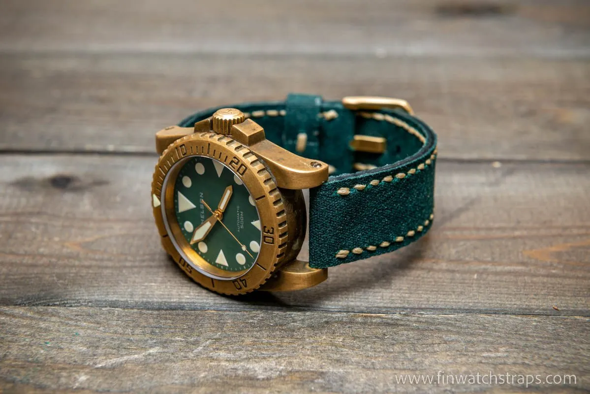 Sailcloth Marine Canvas handmade watch straps by FinWatchStraps®