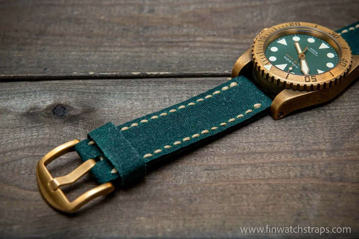 Sailcloth Marine Canvas handmade watch straps by FinWatchStraps®