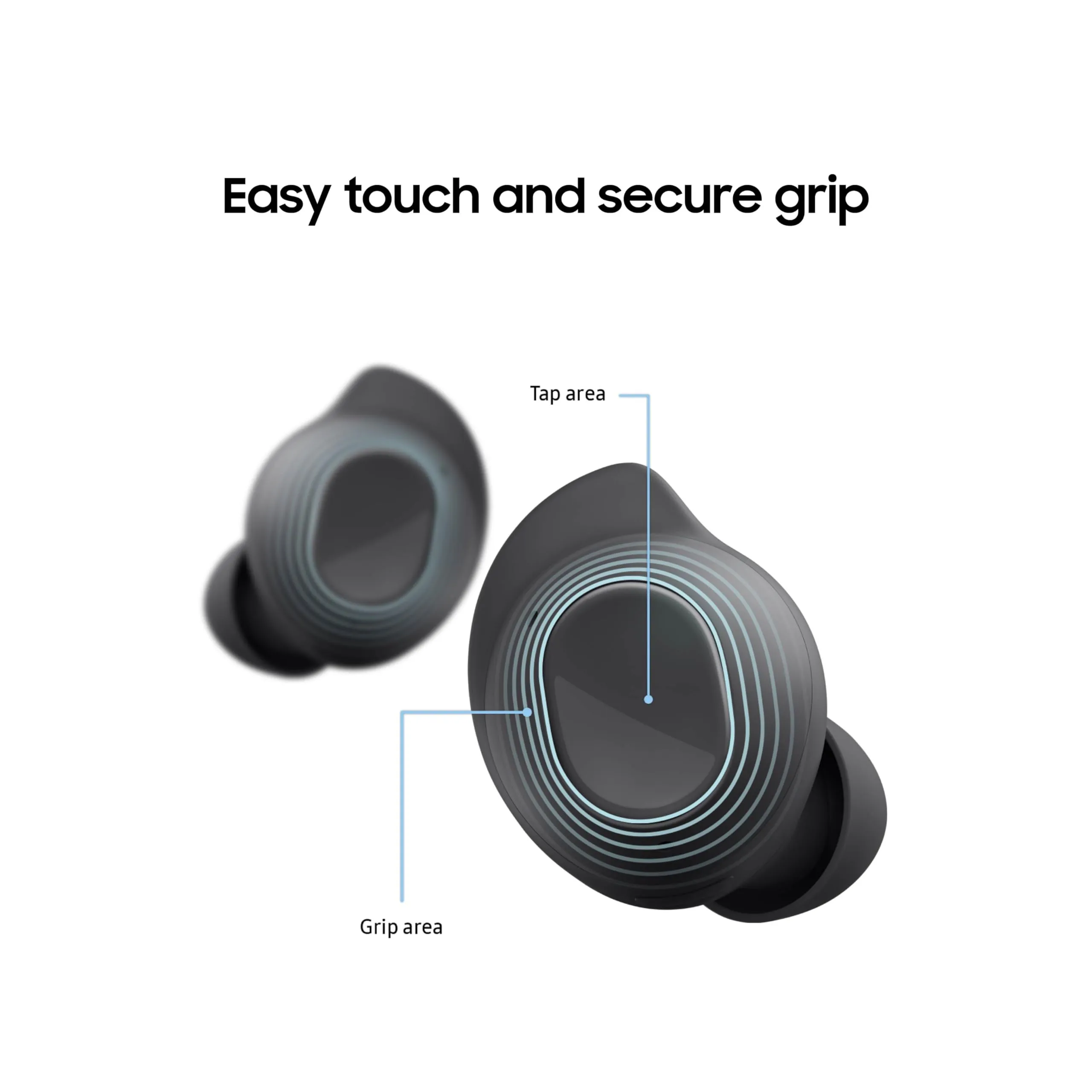 Samsung Galaxy Buds FE True Wireless Bluetooth Earbuds, Comfort and Secure in Ear Fit, Auto Switch Audio, Touch Control, Built-in Voice Assistant, Graphite [US Version, 1Yr Manufacturer Warranty]