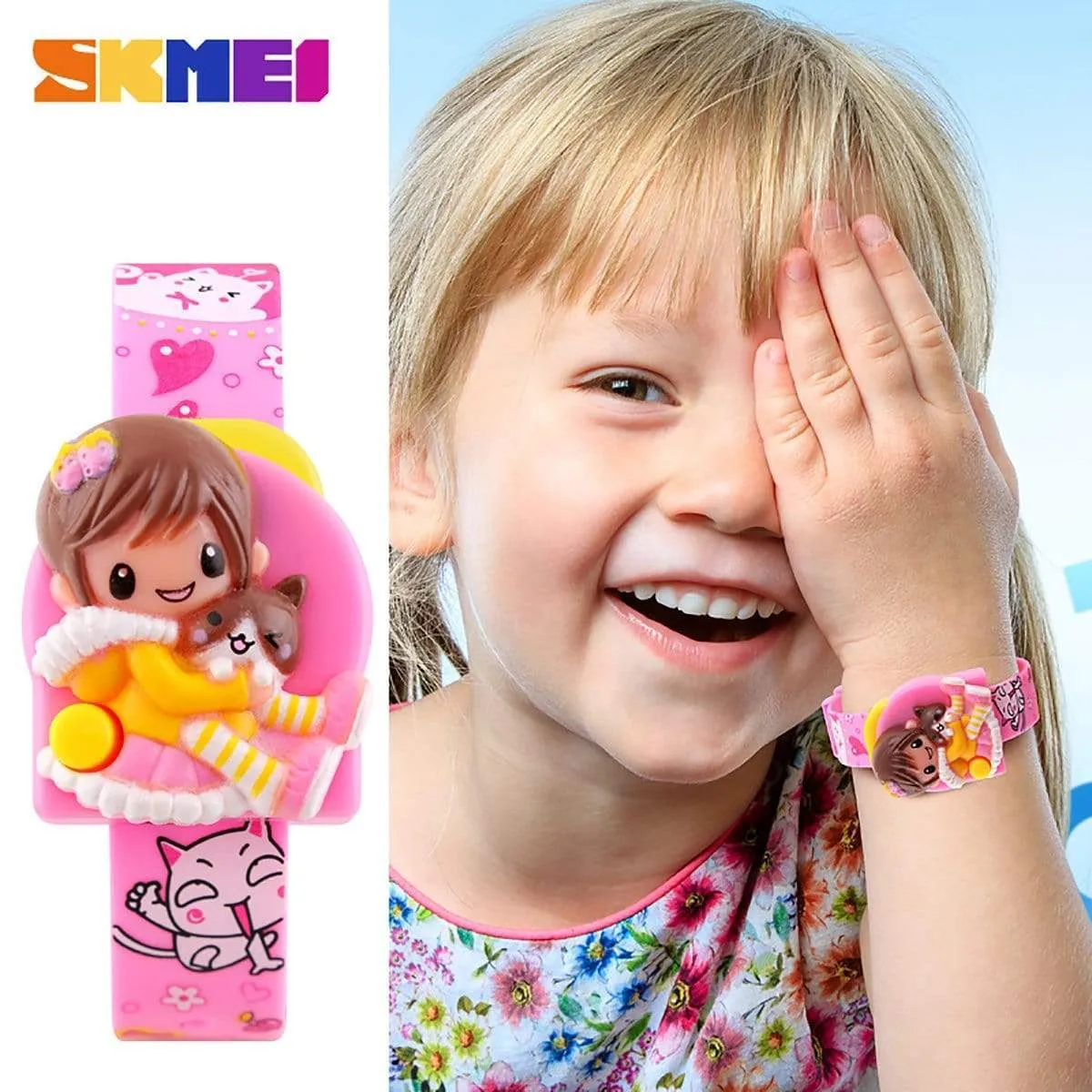 Skmei 1240 Original Digital Toy Fun Watch For Baby Girls Watch
