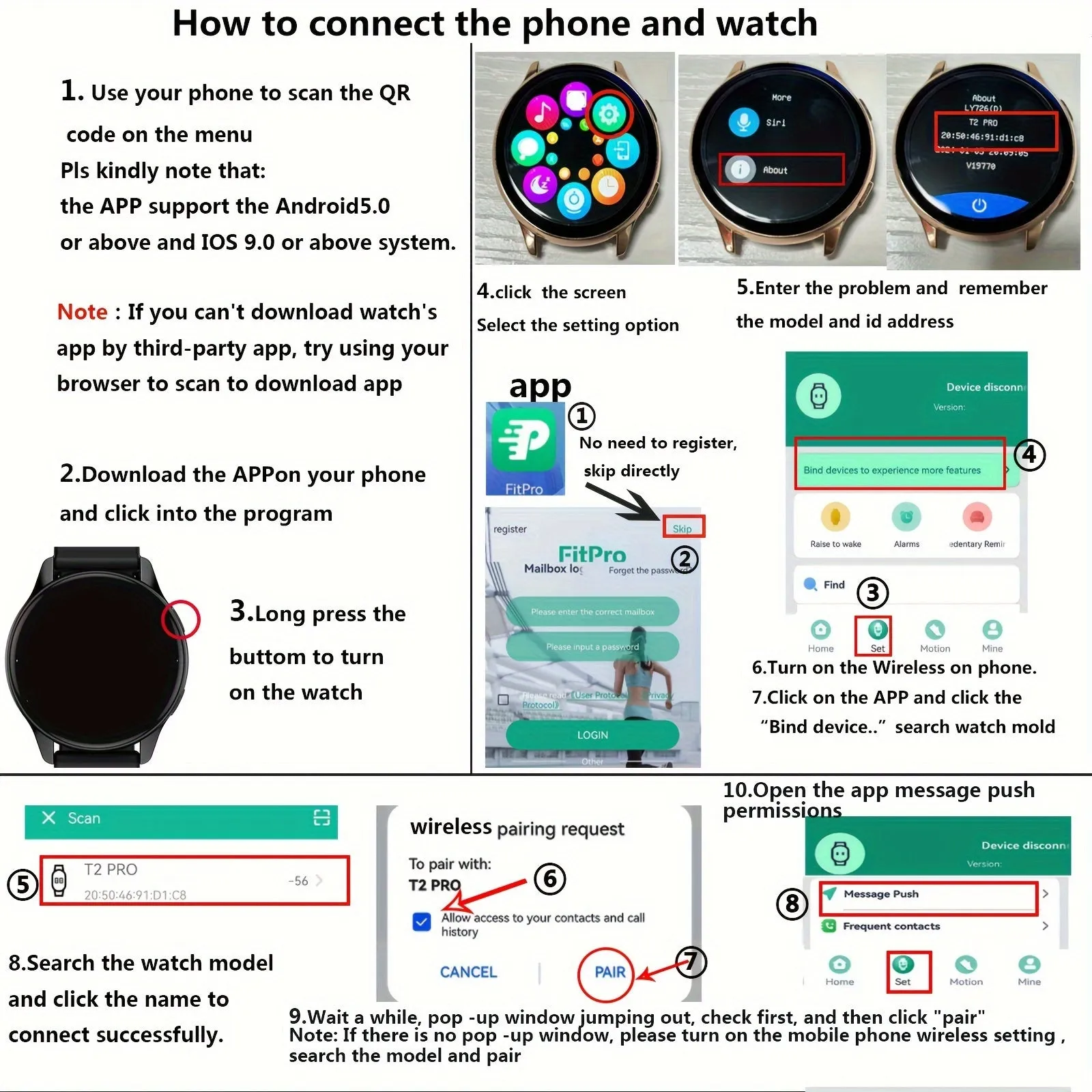 Smartwatch With Wireless Calling, Multi-sport Mode, Call Reminders, SMS Reminders, Information Reminders, Various App Reminders