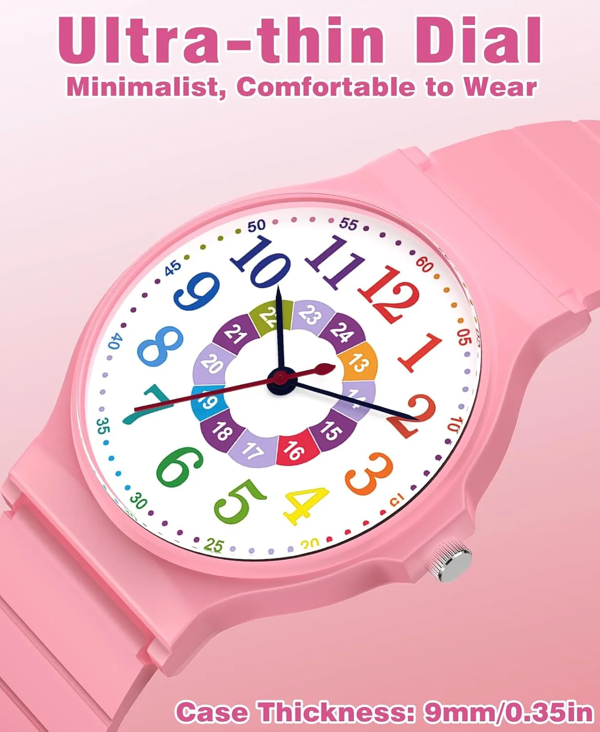 SOCICO Kids Analog Watch for Boys Girls Camouflage Sport Watches, 30M Waterproof, Rubber Band, Easy to Read for Child Teens Ages 5-15 Perfect for Gifts
