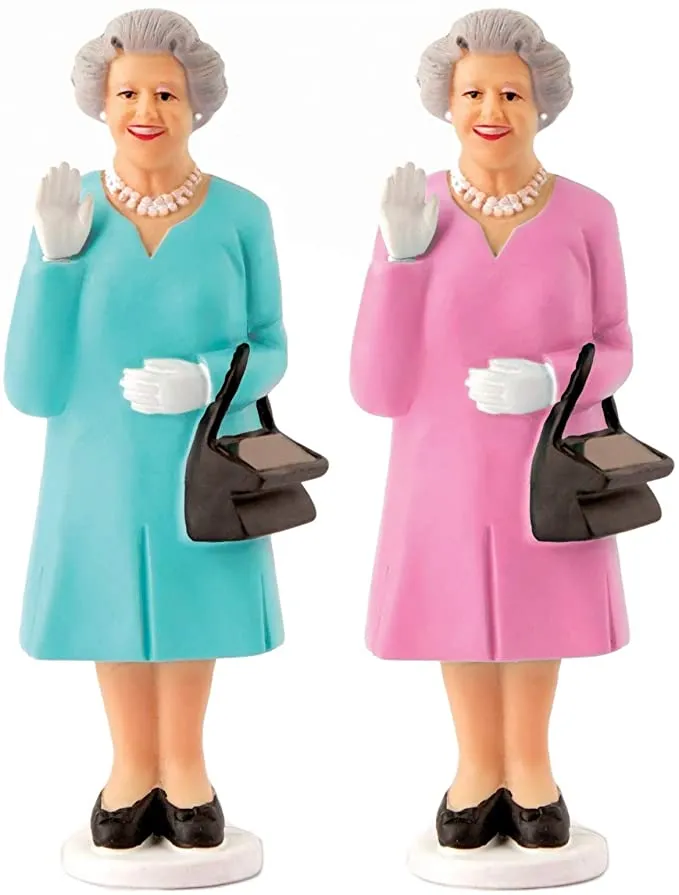 Solar Queen Waving Figurine - Pink