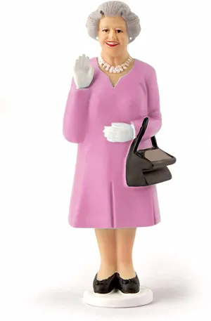 Solar Queen Waving Figurine - Pink