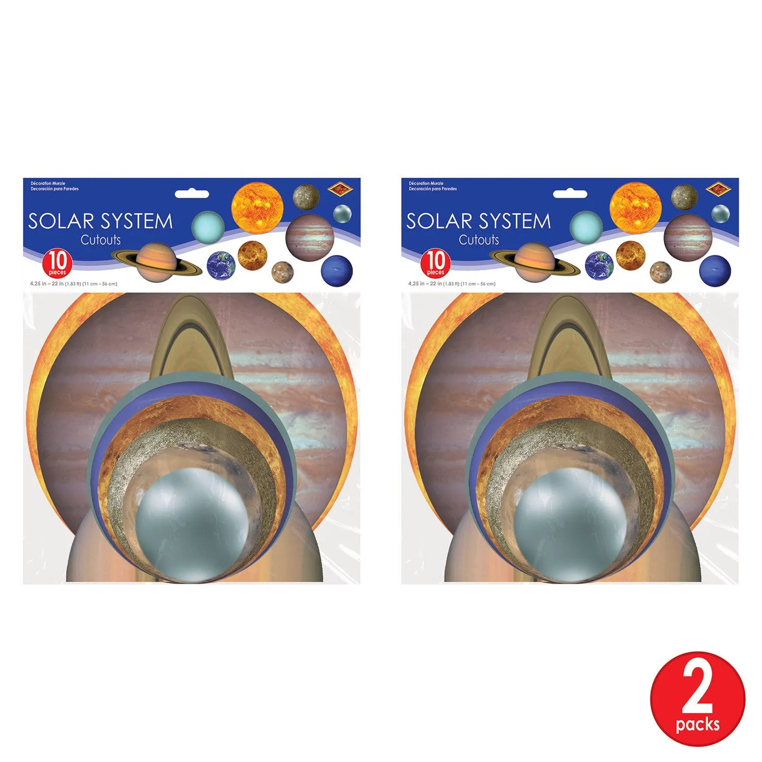 Solar System Party Cutouts (10 per Package)