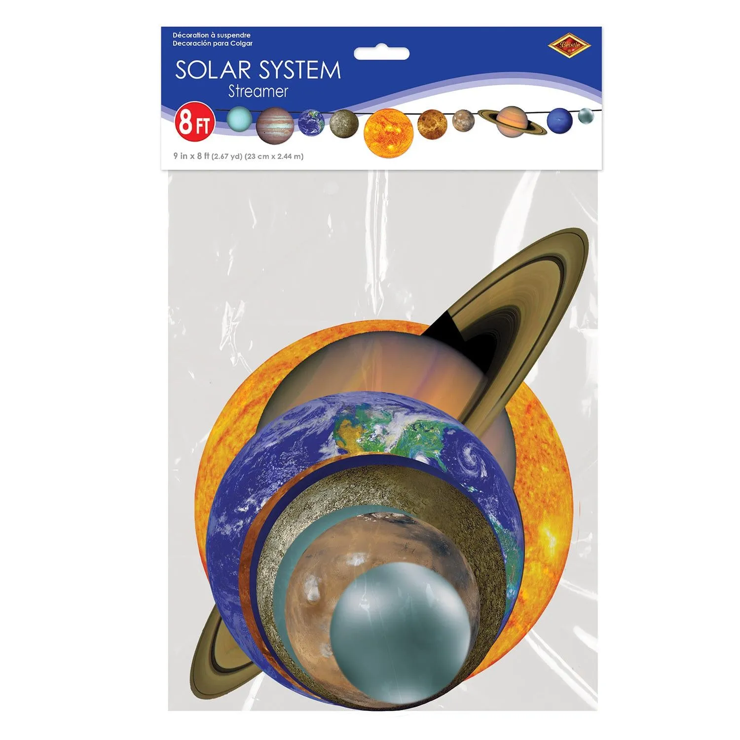 Solar System Party Streamer