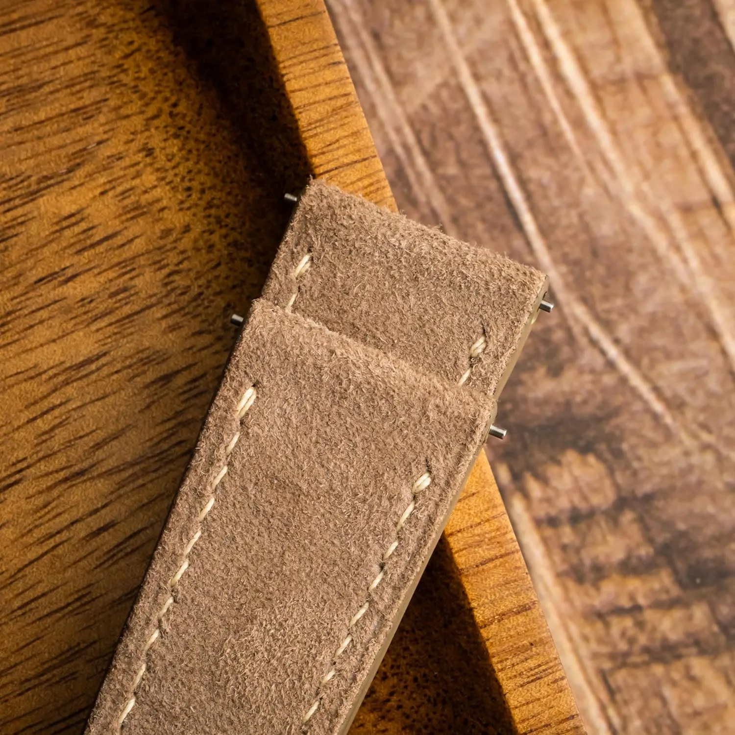 Suede Leather handmade Quick-Release Watch Band - Italian Genuine Mens Watch Strap - 18mm, 19mm, 20mm, 21mm, 22mm Watches Replacement Band
