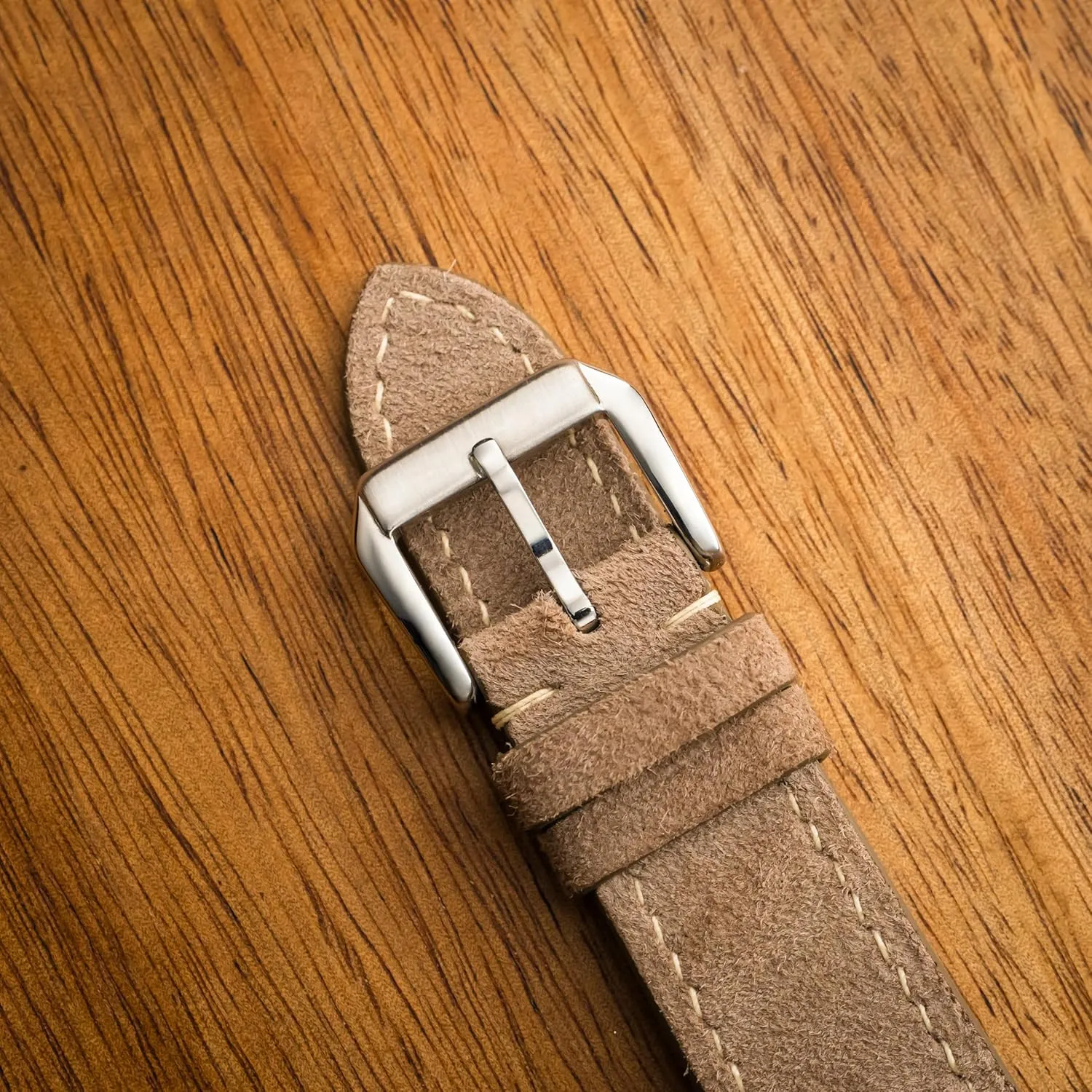 Suede Leather handmade Quick-Release Watch Band - Italian Genuine Mens Watch Strap - 18mm, 19mm, 20mm, 21mm, 22mm Watches Replacement Band