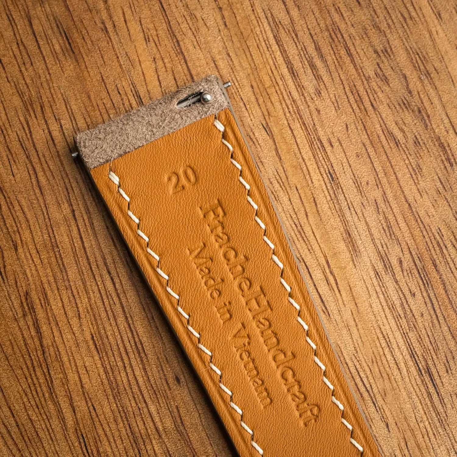 Suede Leather handmade Quick-Release Watch Band - Italian Genuine Mens Watch Strap - 18mm, 19mm, 20mm, 21mm, 22mm Watches Replacement Band