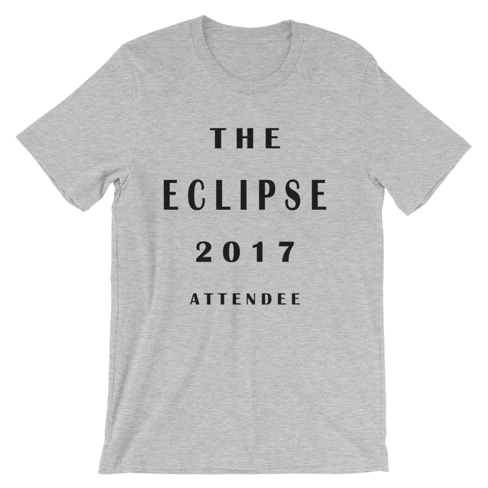 The Eclipse 2017 Attendee - Men's Unisex short sleeve t-shirt