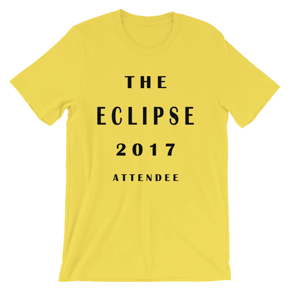 The Eclipse 2017 Attendee - Men's Unisex short sleeve t-shirt