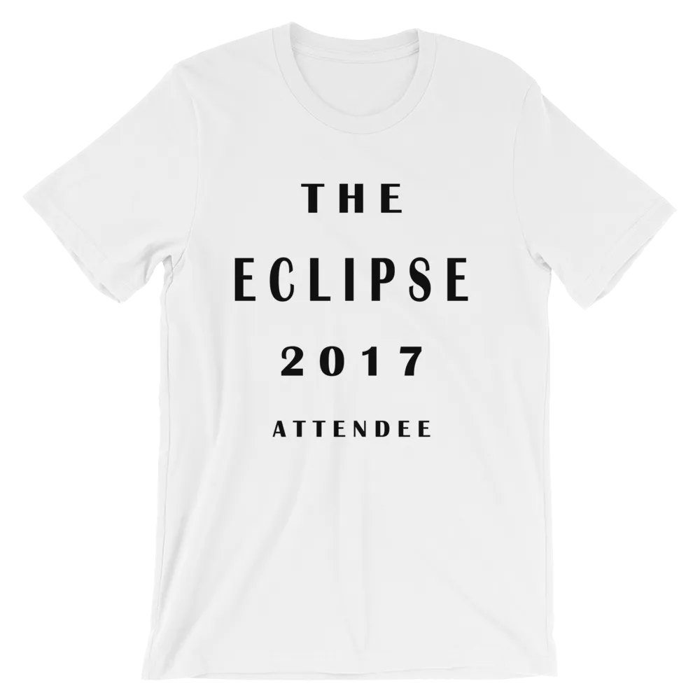 The Eclipse 2017 Attendee - Men's Unisex short sleeve t-shirt