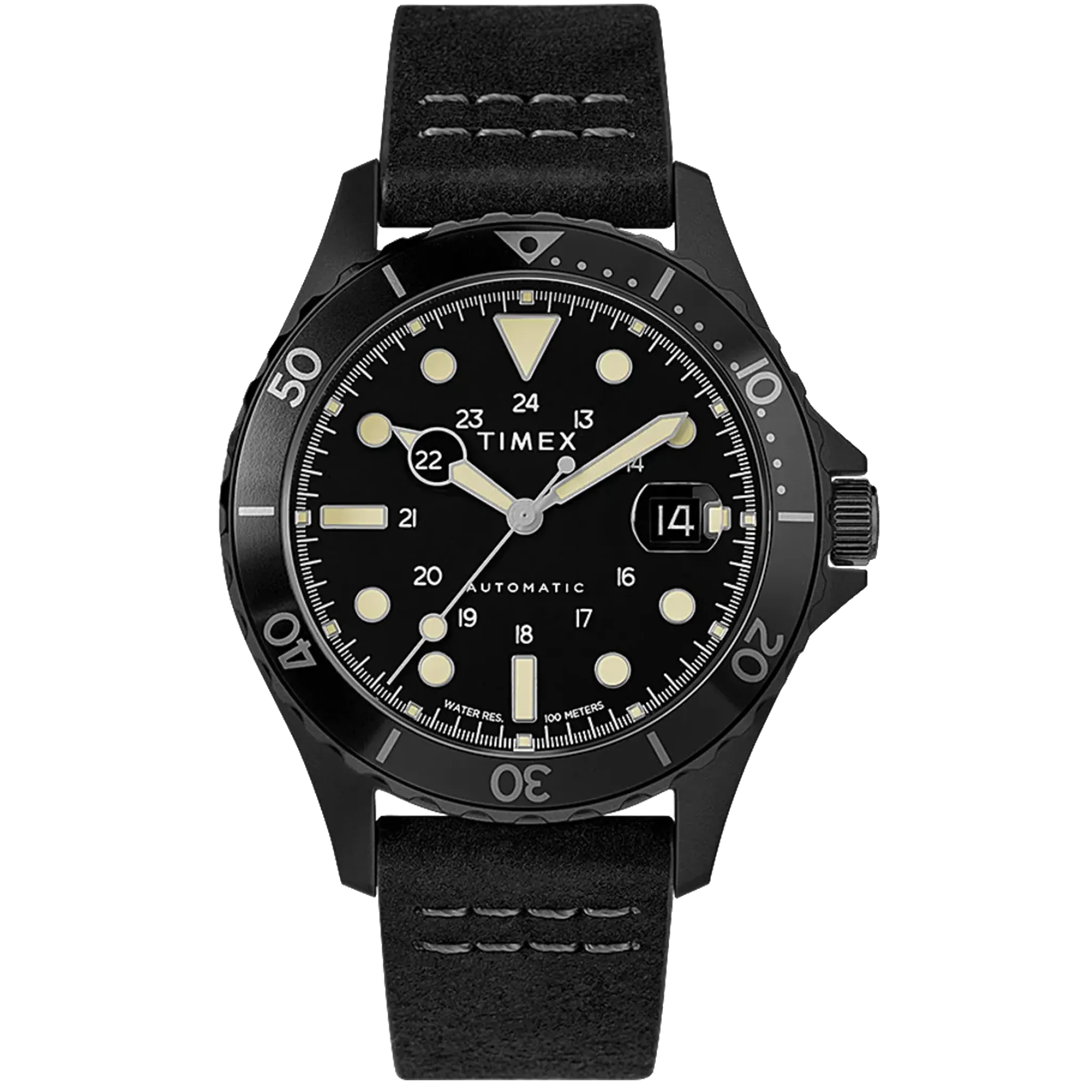 Timex - NAVI XL Automatic Black Steel