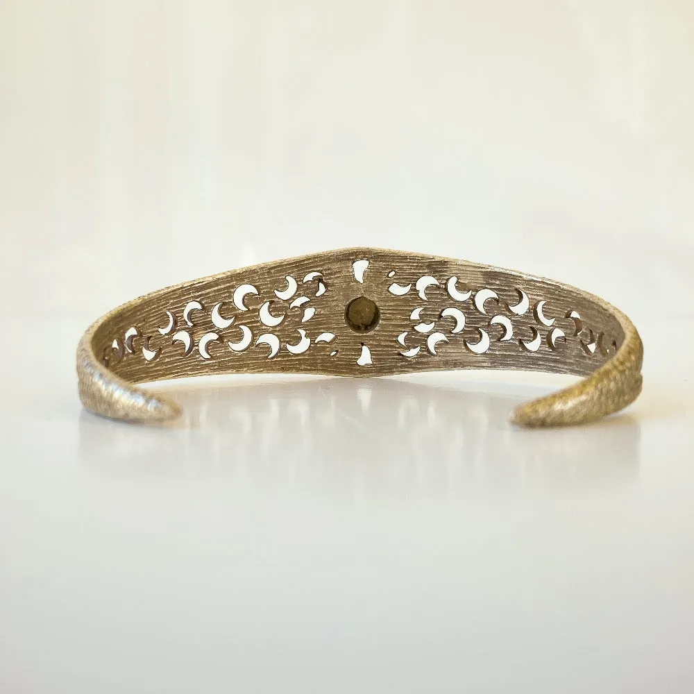Total Solar Eclipse Adjustable Cuff Bracelet