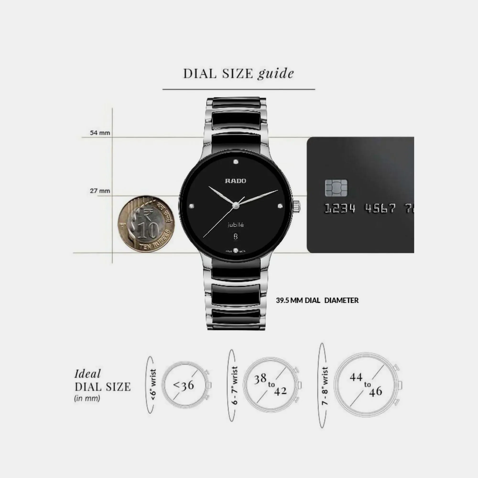 Unisex Black Chronograph Ceramic Watch R30021712