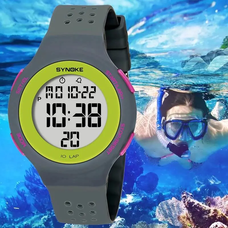 Unisex Ultra-Thin Digital Watch / Waterproof Sports Watches - SF0496