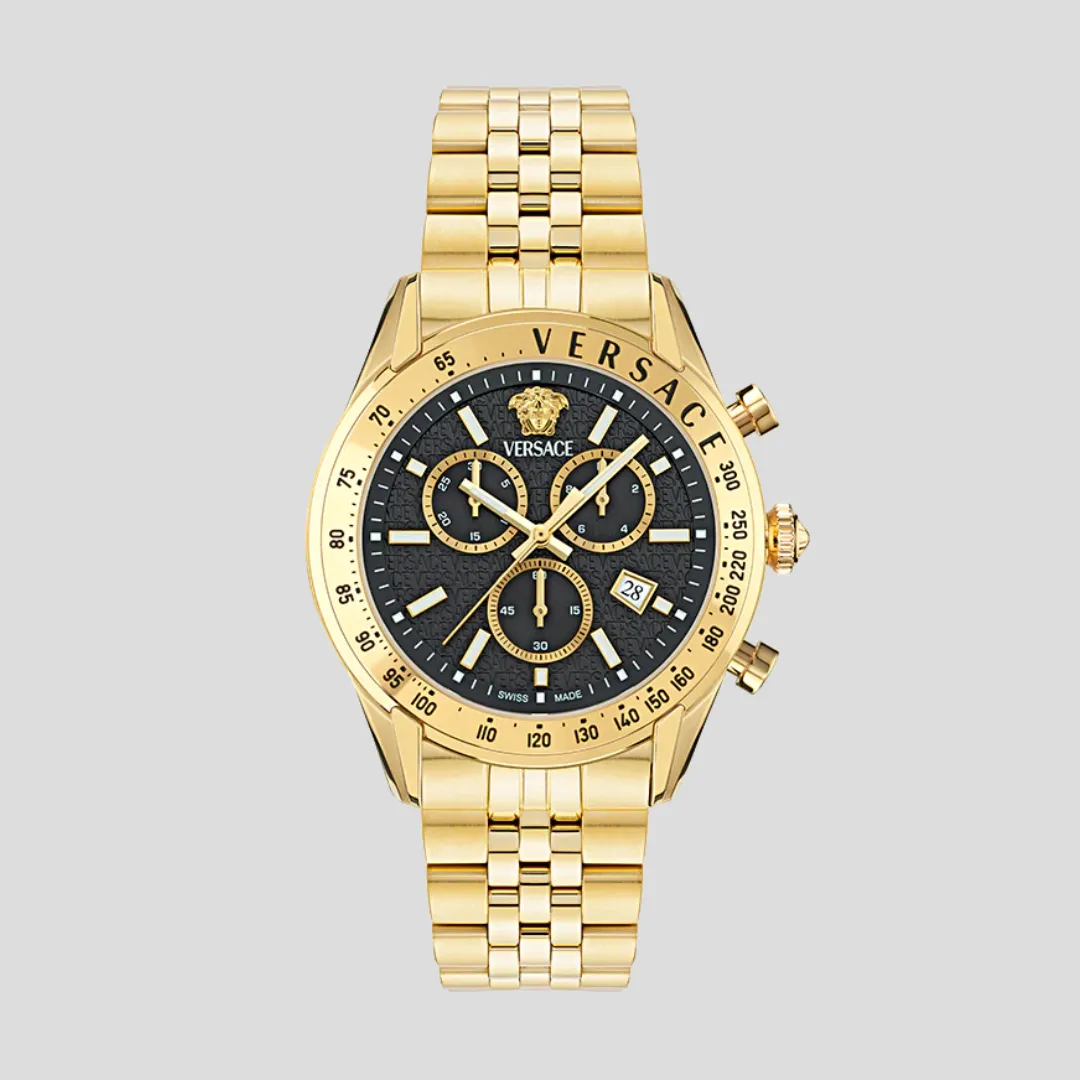 Versace Gold Chrono Master Watch