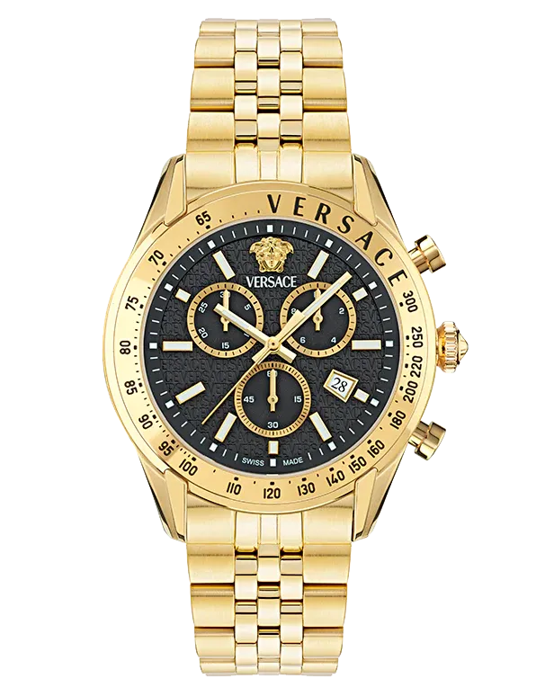 Versace Gold Chrono Master Watch