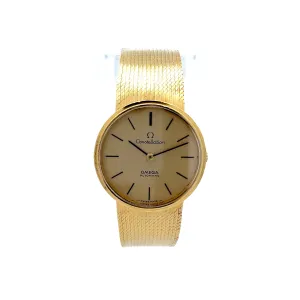 Vintage 1960s Omega Constellation Watch in 18k