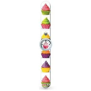 Watchitude Slap Watch-Cupcakes