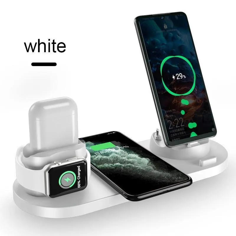 Wireless Charger 6 in 1 - 3.0 Adapter Included Fast Charging