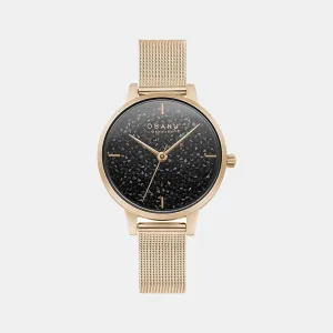 Women's Black Analog Stainless Steel Watch V250LXVBMV