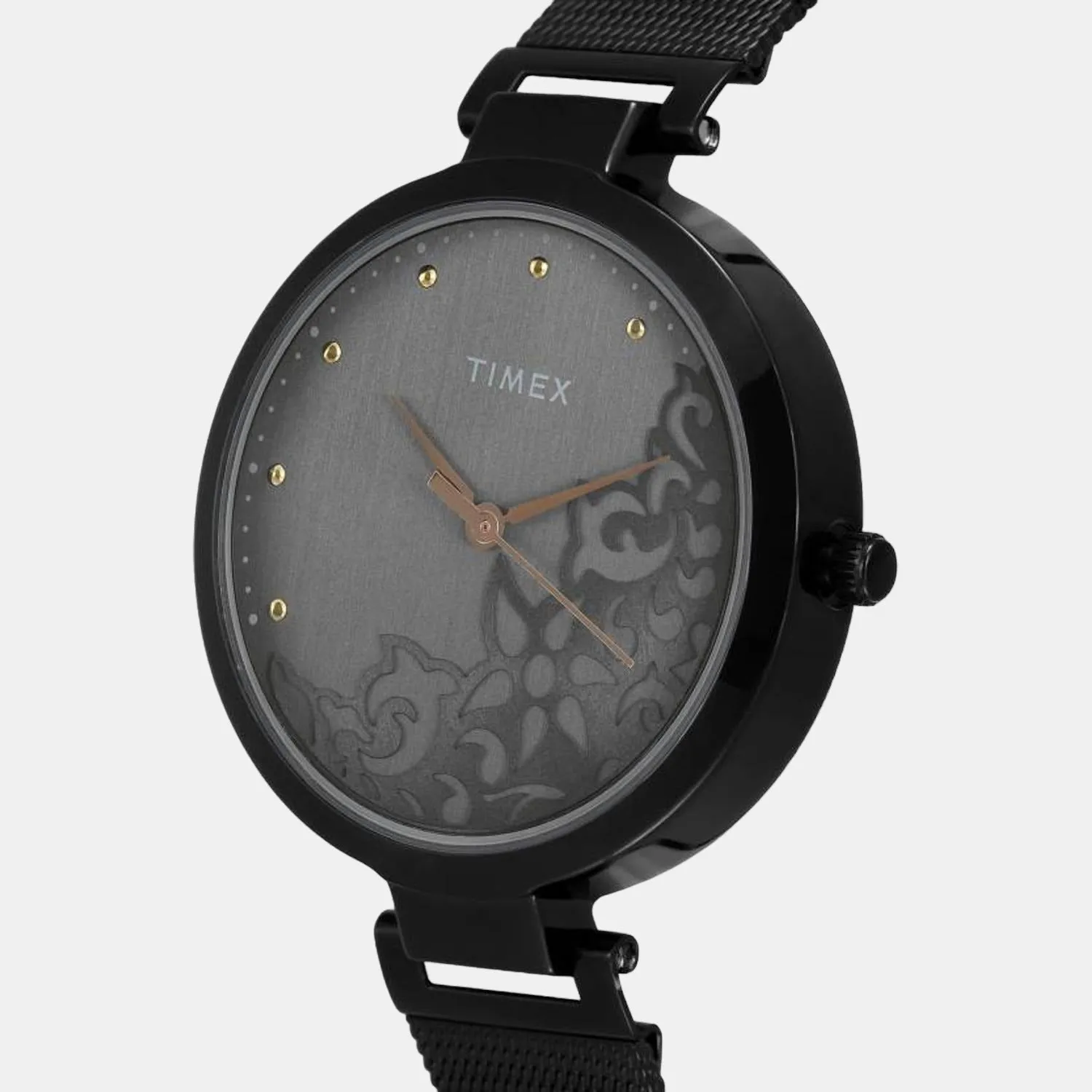 Women's Grey Analog Stainless Steel Watch TW000X221