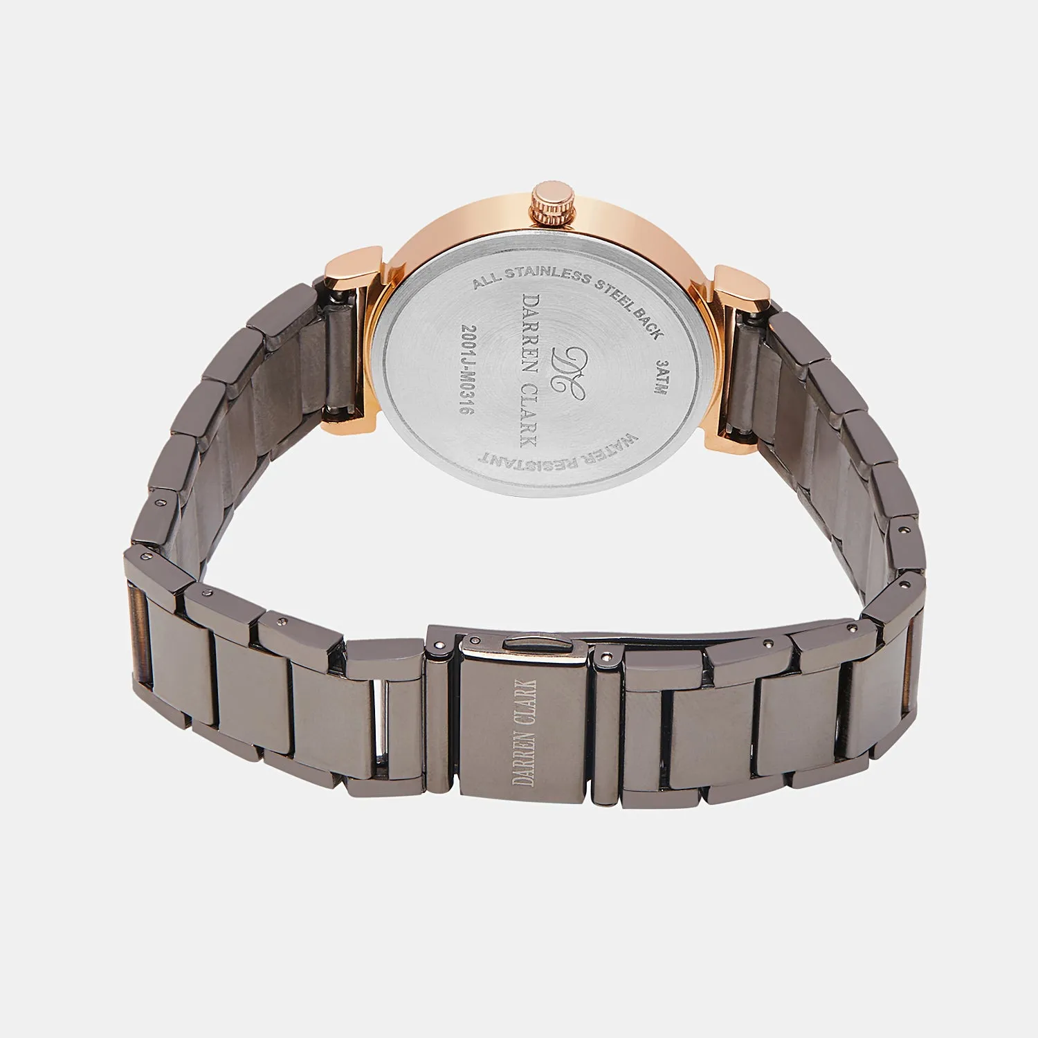 Women's Rose Gold Analog Brass Watch 2001J-M0316