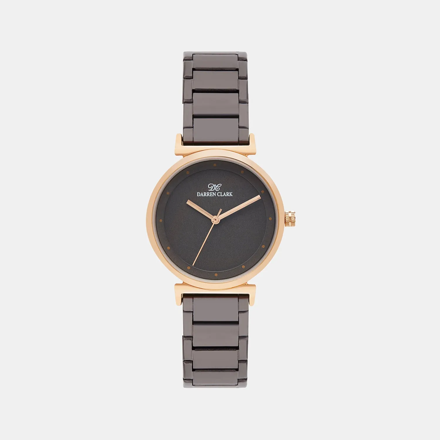 Women's Rose Gold Analog Brass Watch 2001J-M0316