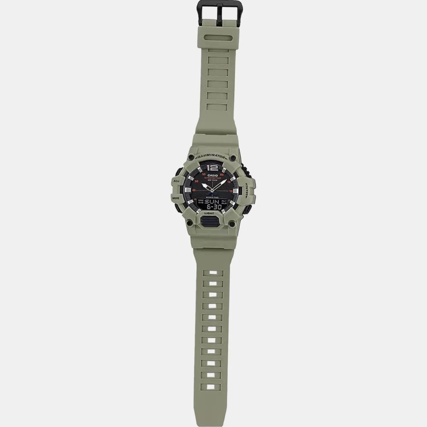 Youth Men's Green Digital Resin Watch D179 - HDC-700-3A3VDF
