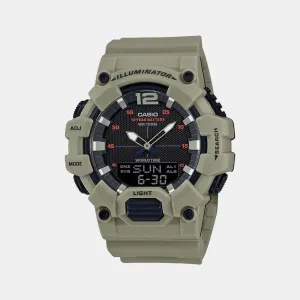 Youth Men's Green Digital Resin Watch D179 - HDC-700-3A3VDF